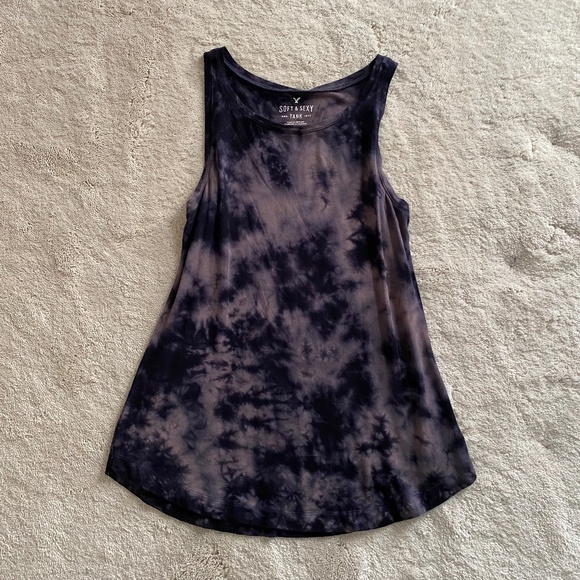 American Eagle Soft & Sexy Tie-Dye Tank Top - Picture 1 of 3